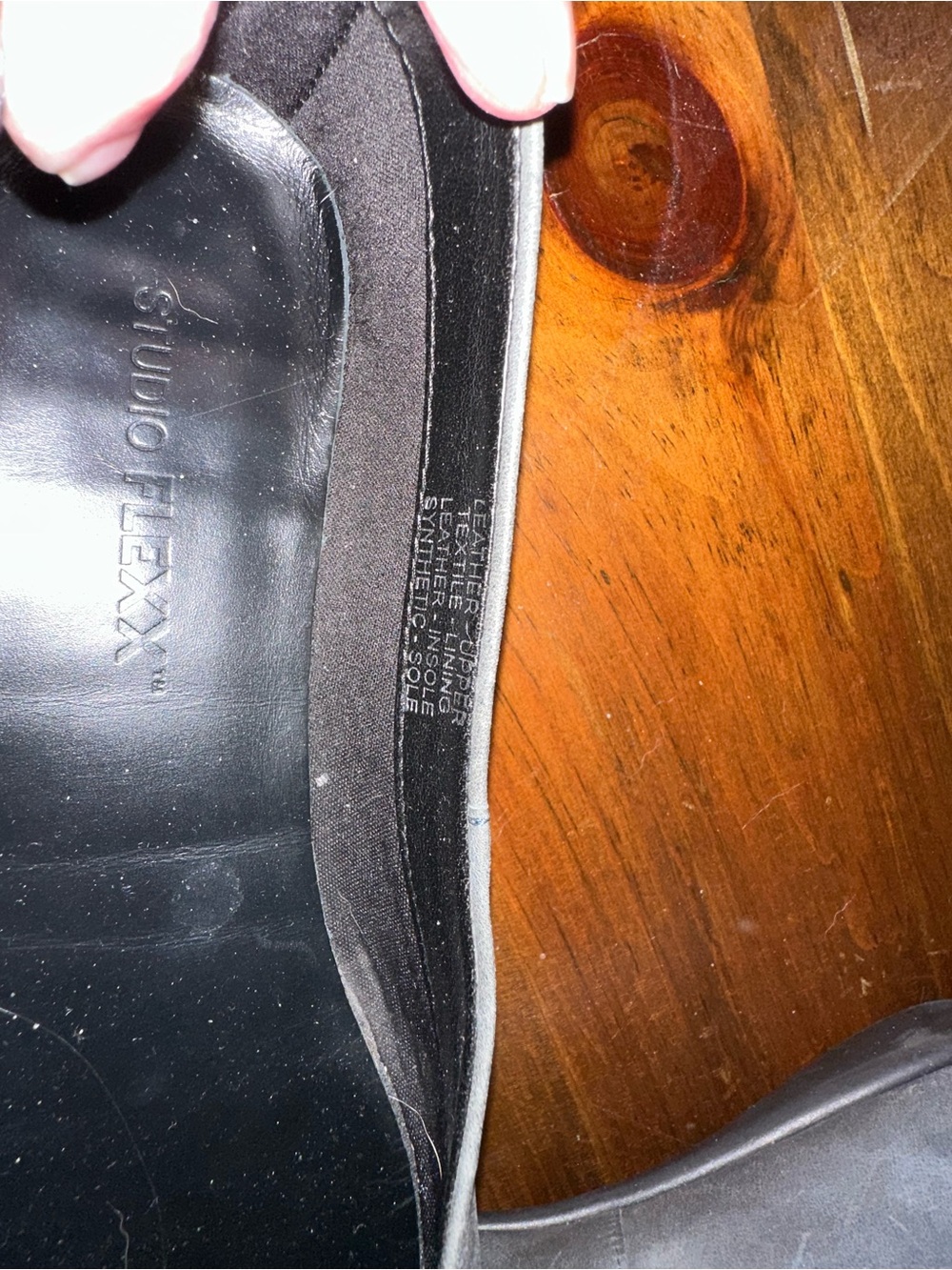 Women’s Floral Detail Grey Ballet Flats - Picture 4 of 4